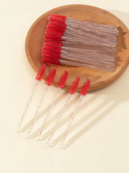 Disposable Eyelash Brushes for Makeup Application 50 or 100 Pack - Smarsty