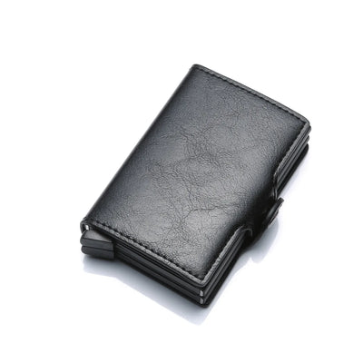Rfid Men Card Wallets Carbon Fiber Slim Mini Wallet 14 Card Holders Small Money Bag Male Purses - Smarsty