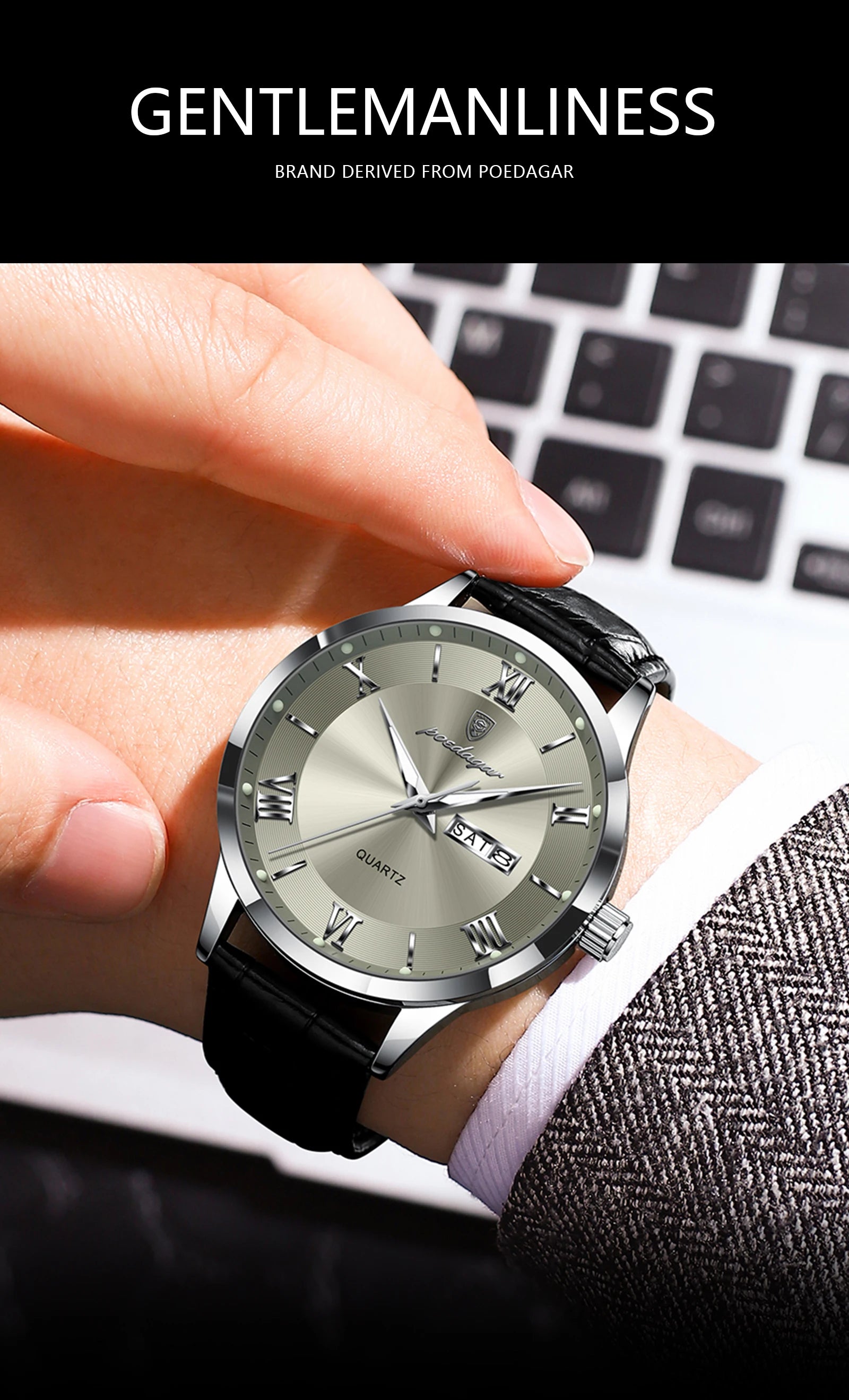 Luxury Waterproof Military Watch For Men with Luminous Dial - Smarsty