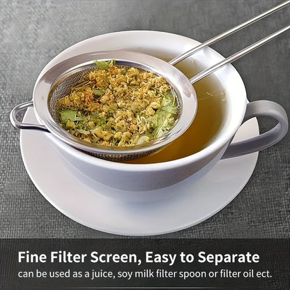 3pcs Stainless Steel Fine Mesh Strainer Set for Baking - Smarsty