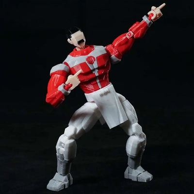 3D Printed Superheroes Invincible 2.0 Anime Multi-Jointed Shapeshift Toys Action Figures Mannequin Model Ornaments Gifts - Smarsty
