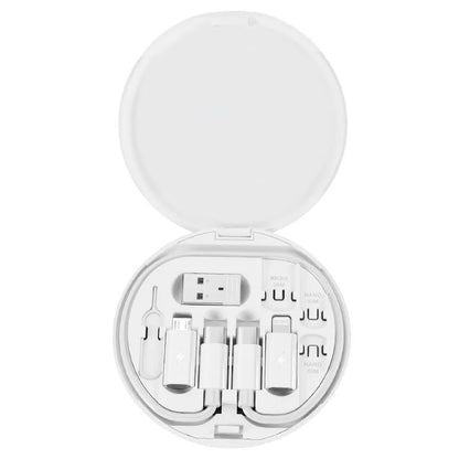 Multi USB Type C to C 60W Charging Adapter Cable Kit USB C to Lighting Conversion Set USB A & Type C to Micro/Type C/Lighting - Smarsty