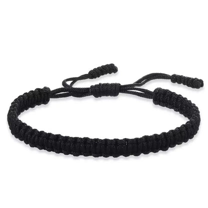 Handmade Red Black String Bracelet for Good Luck - Smarsty