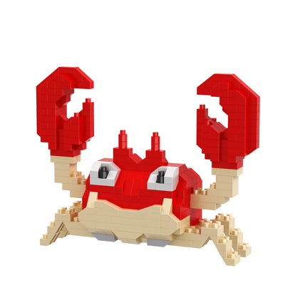 DIY Pokemon Blocks Small Cartoon Mini Building Block Pikachu Charizard Eevee Mewtwo Anime Assemble Action Model Dolls Toys by Smarsty