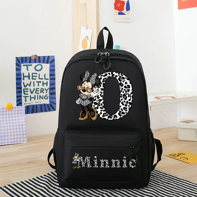 Cartoon Kids Backpack Breathable Canvas School Bag Durable - Smarsty