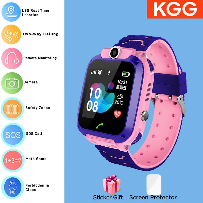 4G Kids Smart Watch With SOS Call And Waterproof Design - Smarsty