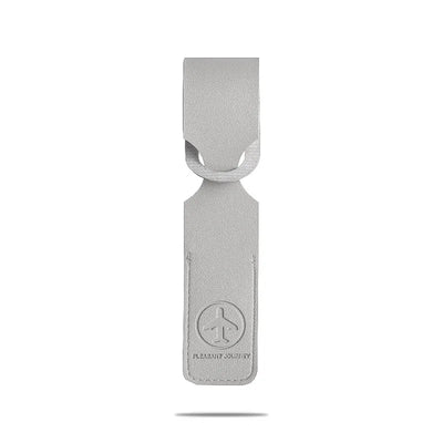 1PC PU Leather Luggage Tag Creative Baggage Suitcase Identifier ID Addres Holder Boarding Tags Portable Label Travel Accessories - Smarsty