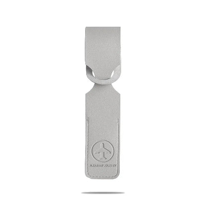 1PC PU Leather Luggage Tag Creative Baggage Suitcase Identifier ID Addres Holder Boarding Tags Portable Label Travel Accessories - Smarsty