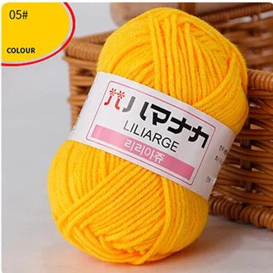 Soft Cotton Knitting Yarn for DIY Baby Sweaters - Smarsty