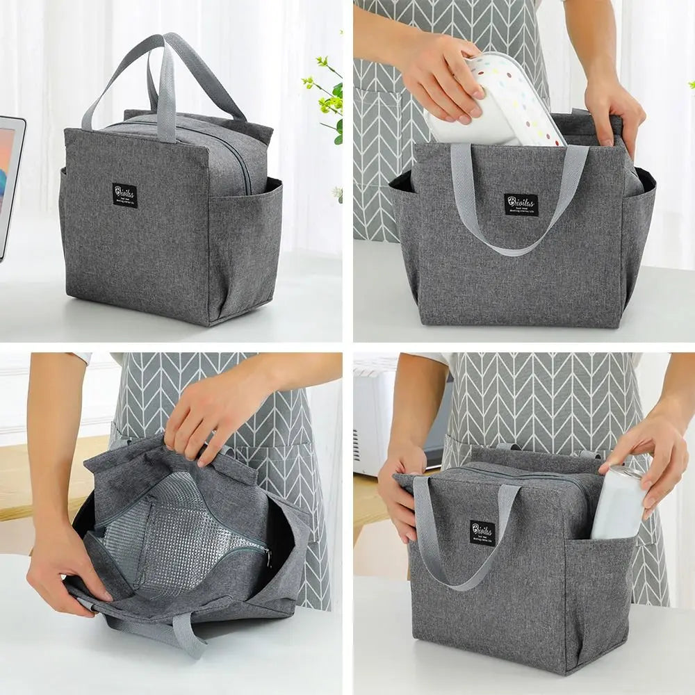 Portable Waterproof Cooler Lunch Bag With Large Capacity - Smarsty