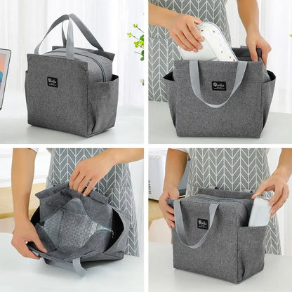 Portable Waterproof Cooler Lunch Bag With Large Capacity - Smarsty