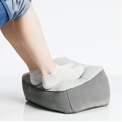 Inflatable Footrest Pillow for Travel and Office Comfort - Smarsty