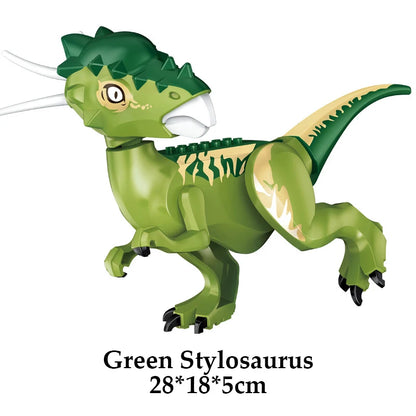 Jurassic Dinosaur World Brutal Raptor T-Rex Triceratops Indominus Rex Model Building Blocks Dino Velociraptor Figure Bricks Toys