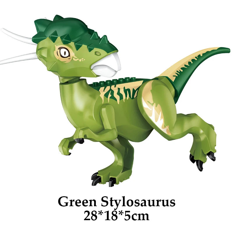 Jurassic Dinosaur World Brutal Raptor T-Rex Triceratops Indominus Rex Model Building Blocks Dino Velociraptor Figure Bricks Toys