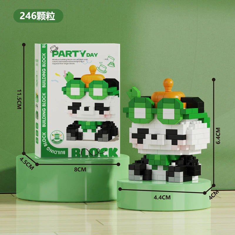 Animal Small Particle Dog Cat  Mini Building Blocks DIY Assembly Brick Sets Educational Toys for Kid 10 To 12 Year Birthday Gift