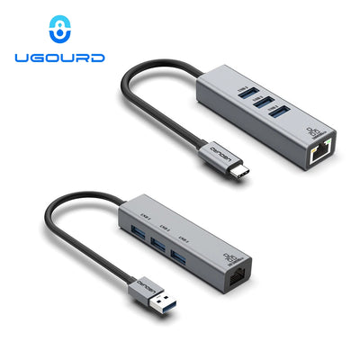 USB C Hub Docking Station With Gigabit Ethernet 100W Charge - Smarsty