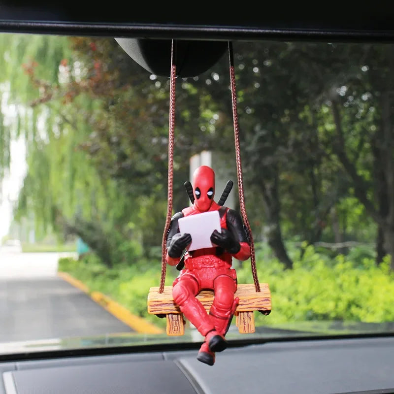 Deadpool Car Pendant Rearview Mirror Charm Interior Decor - Smarsty