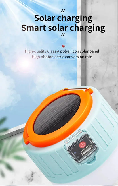 High Power LED Camping Light USB Rechargeable Bulb Outdoor Tent Lamp Portable Lantern Emergency Lighting Lights For BBQ Hiking by Smarsty