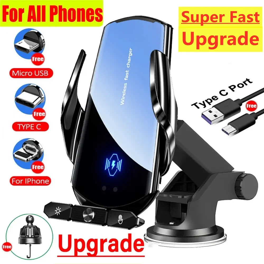Magnetic Car Mount Wireless Charger Air Vent Holder - Smarsty