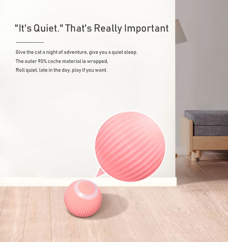 Interactive Rechargeable Cat Ball Toy for Engaging Play - Smarsty
