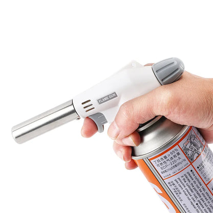 Flame Gun Torch Cooking Autolgnition Butane Gas Welding-Burner Welding Gas Burner Flame Gas Torch Blow for BBQ Camping Cookin