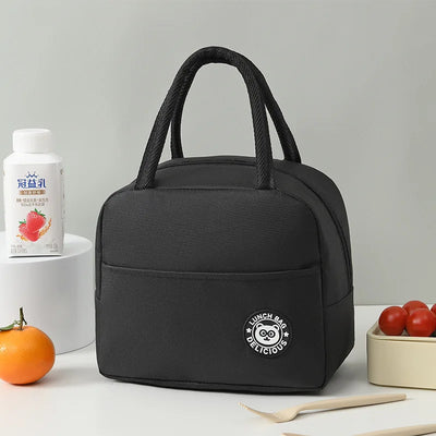 Insulated Portable Lunch Bag For Women Office Tote Compact - Smarsty