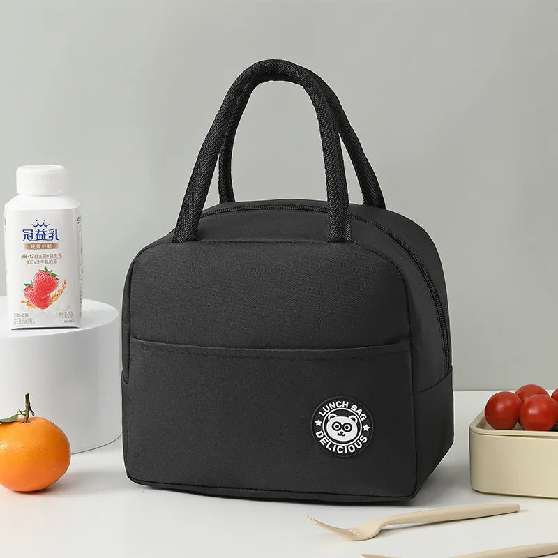 Insulated Portable Lunch Bag For Women Office Tote Compact - Smarsty