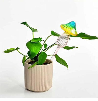 1/2 PCS Glass Automatic Watering Device Flower Plants Water Dripper Self Watering Spike Bulbs Shape Drip Irrigation System