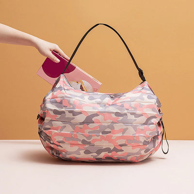 Foldable Storage Bag With Handle Camouflage Shopping Bag - Smarsty