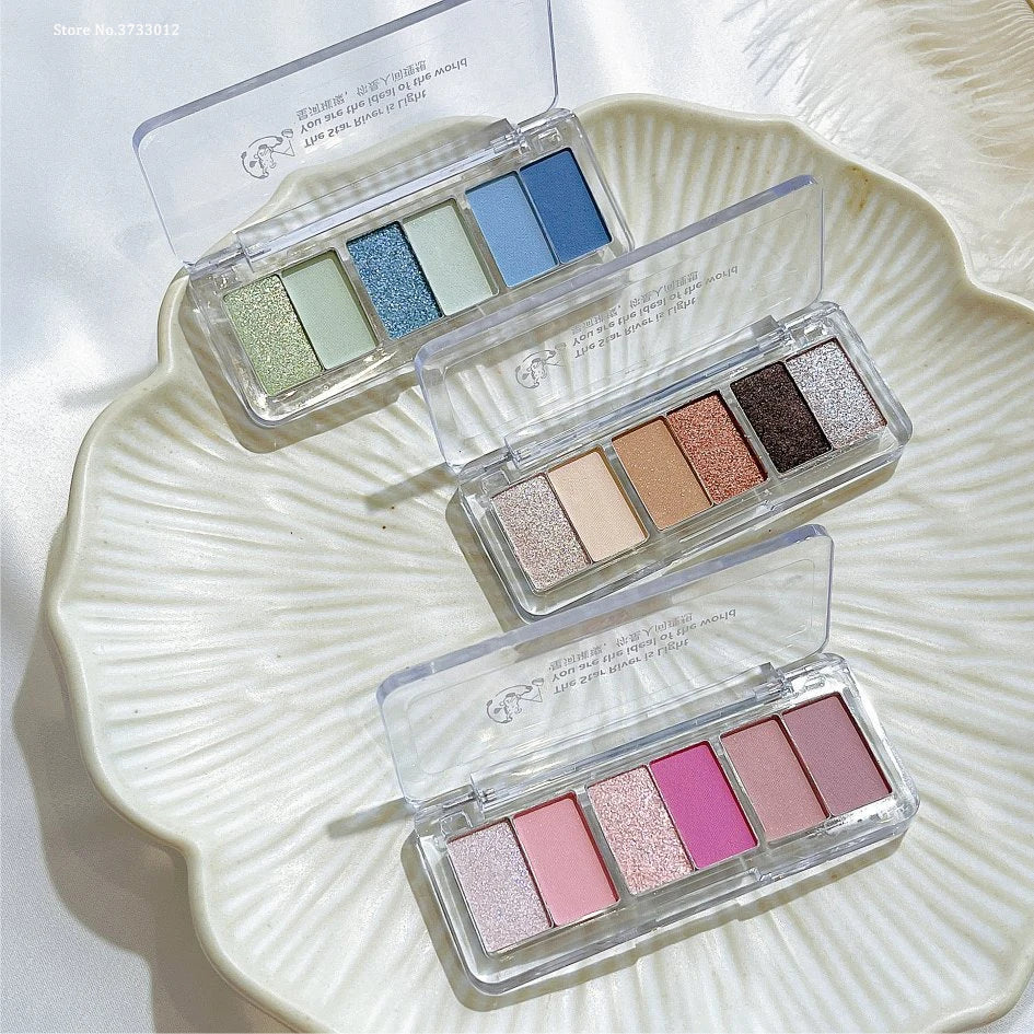 Glitter Eyeshadow Palette Brightening Waterproof Matte Finish - Smarsty