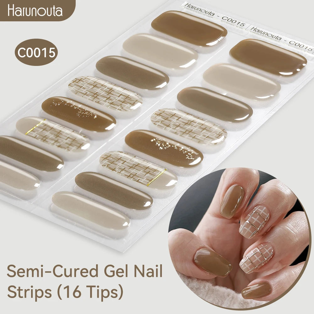 Gradient Auroras Gel Nail Strips for Easy DIY Manicure - Smarsty