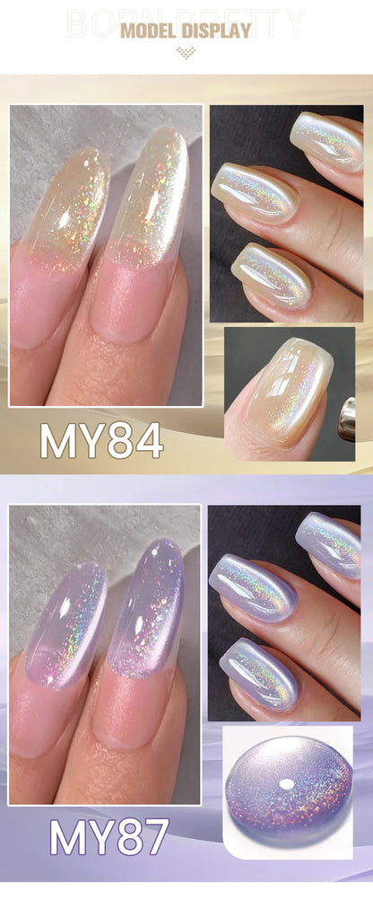 Born Pretty Rainbow Purple Magnetic Gel Nail Polish - Smarsty