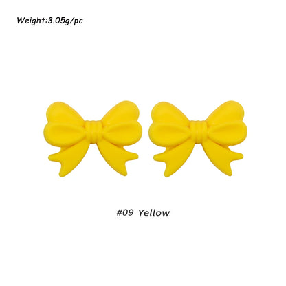10pcs Silicone Bowknot Beads for DIY Jewelry Making - Smarsty