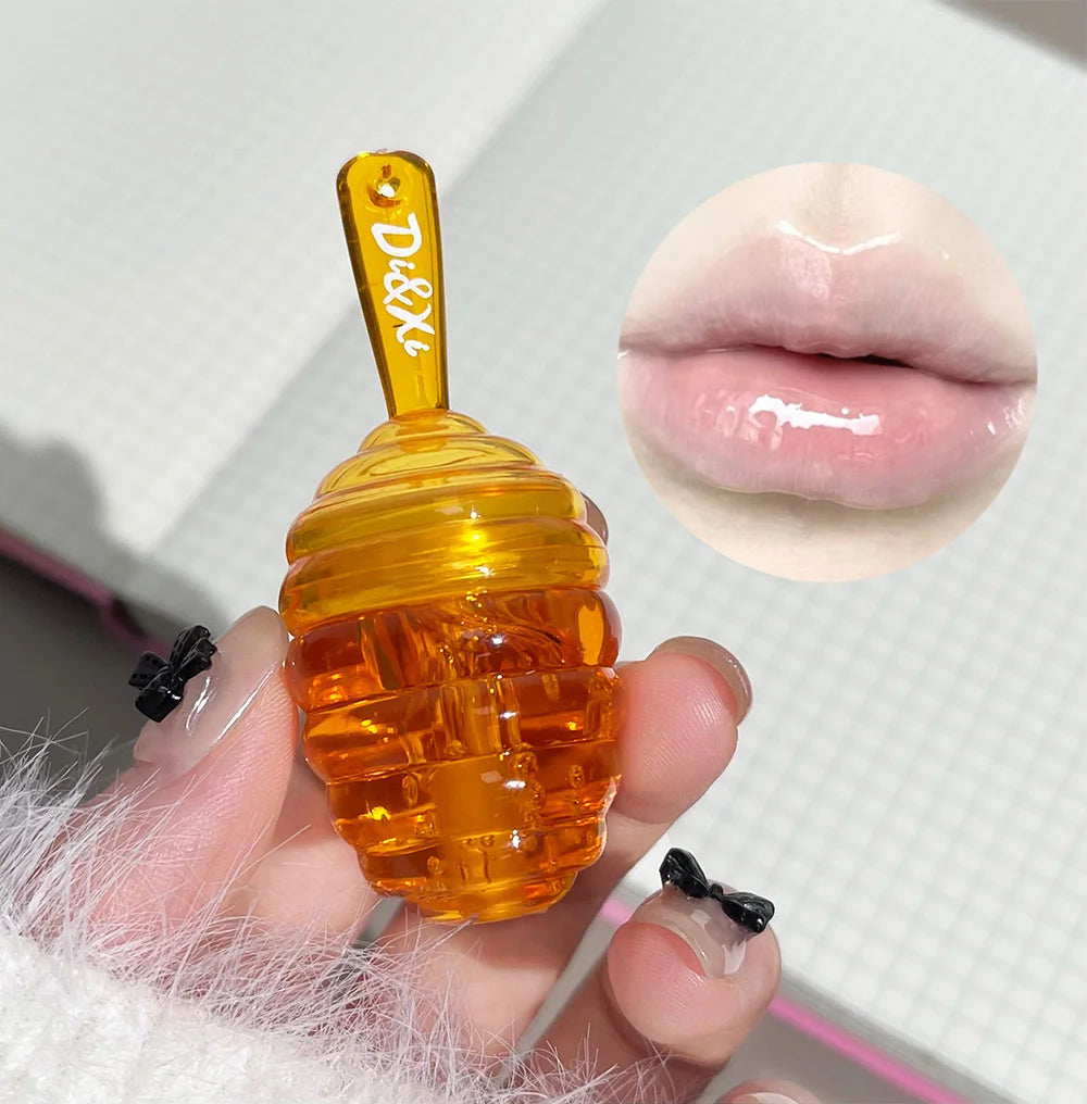 Small Honeypot Lip Oil for Moisturizing Soft Lips - Smarsty
