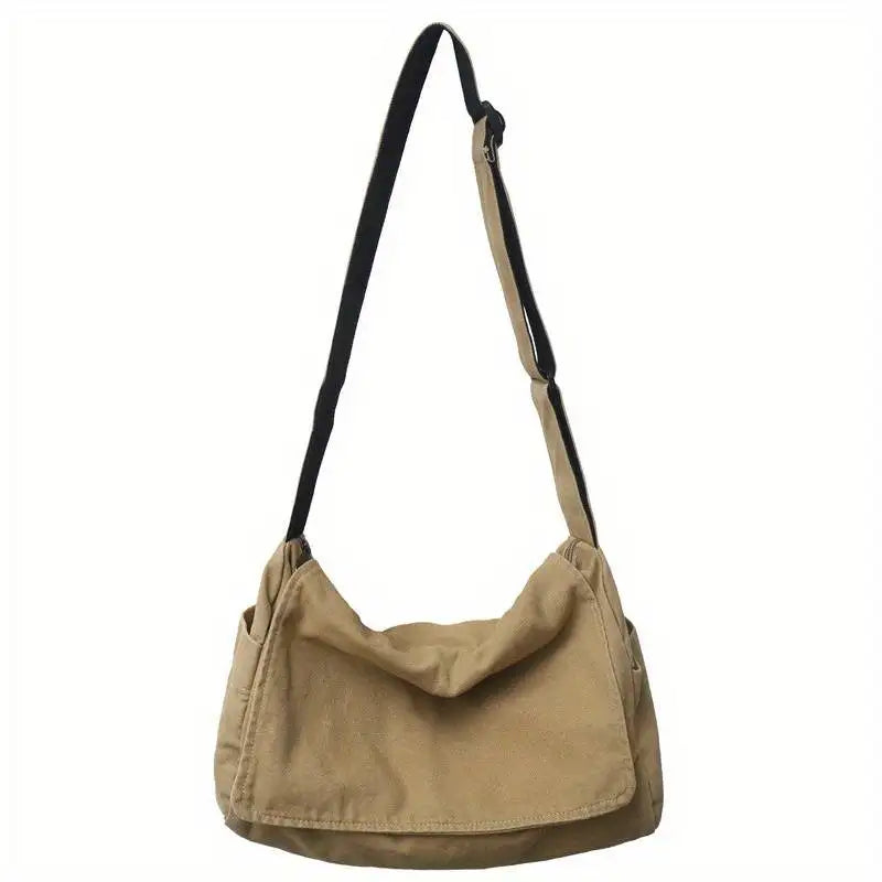 Women's Durable Canvas Messenger Bag Crossbody for Everyday - Smarsty