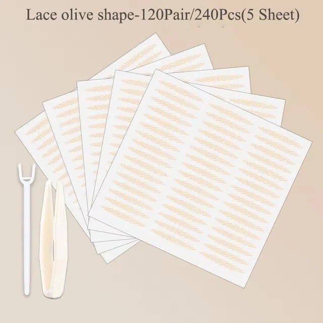 240 Pcs Invisible Double Fold Eyelid Tape For Natural Makeup - Smarsty