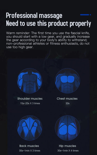 Electric Fascia Knife Massager for Muscle Relaxation - Smarsty