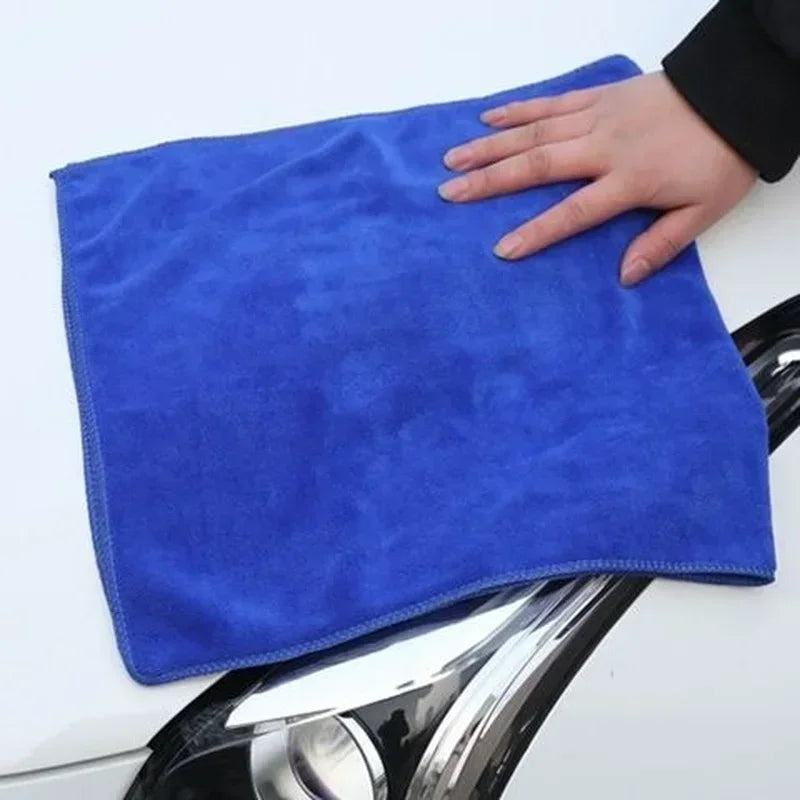 10Pcs Microfiber Towels Car Wash Drying Cloth Towel Household Cleaning Cloths Auto Detailing Polishing Cloth Home Clean Tools - Smarsty