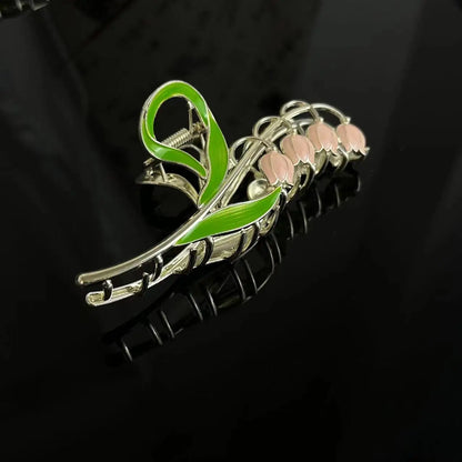 Bell Orchid Hair Clip Large Premium Scratch Resistant - Smarsty