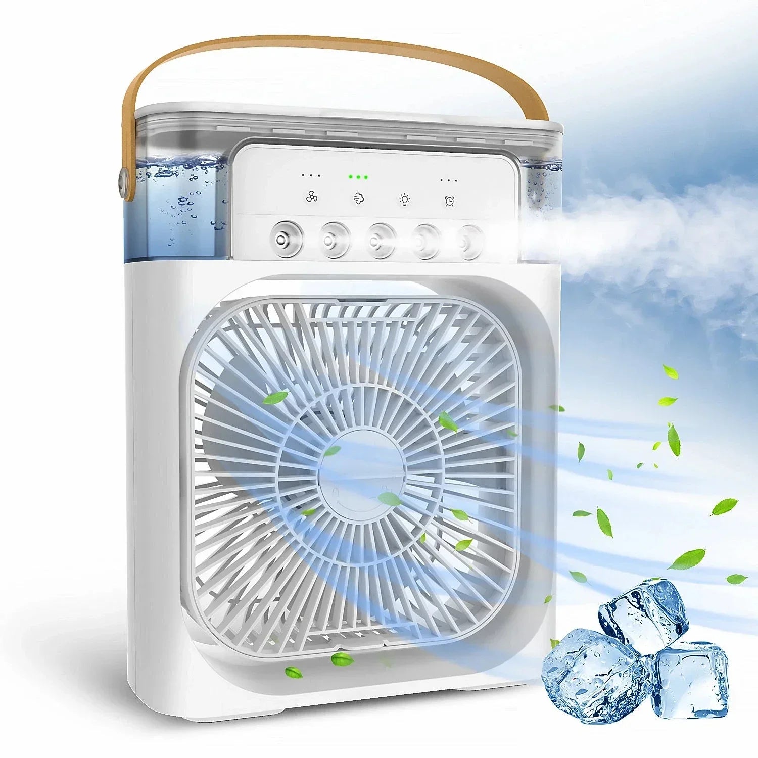 Portable Humidifier Fan with Three Speed Settings - Smarsty