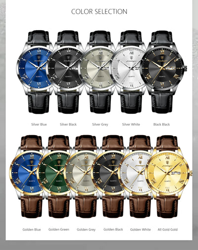 Luxury Waterproof Military Watch For Men with Luminous Dial - Smarsty