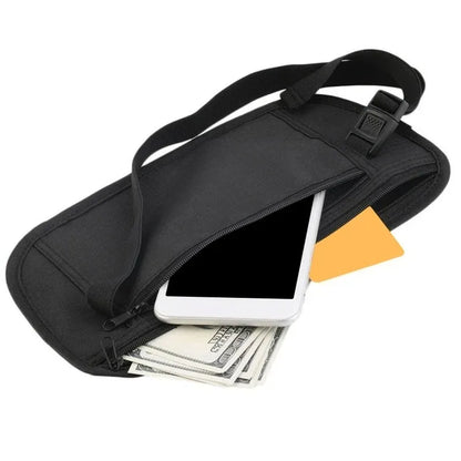 1pcWaterproof Anti-theft Invisible Running Waist Bag Multi-functional Ultra-thin Travel Cell Phone Bag For Men Women Cycling Bag - Smarsty