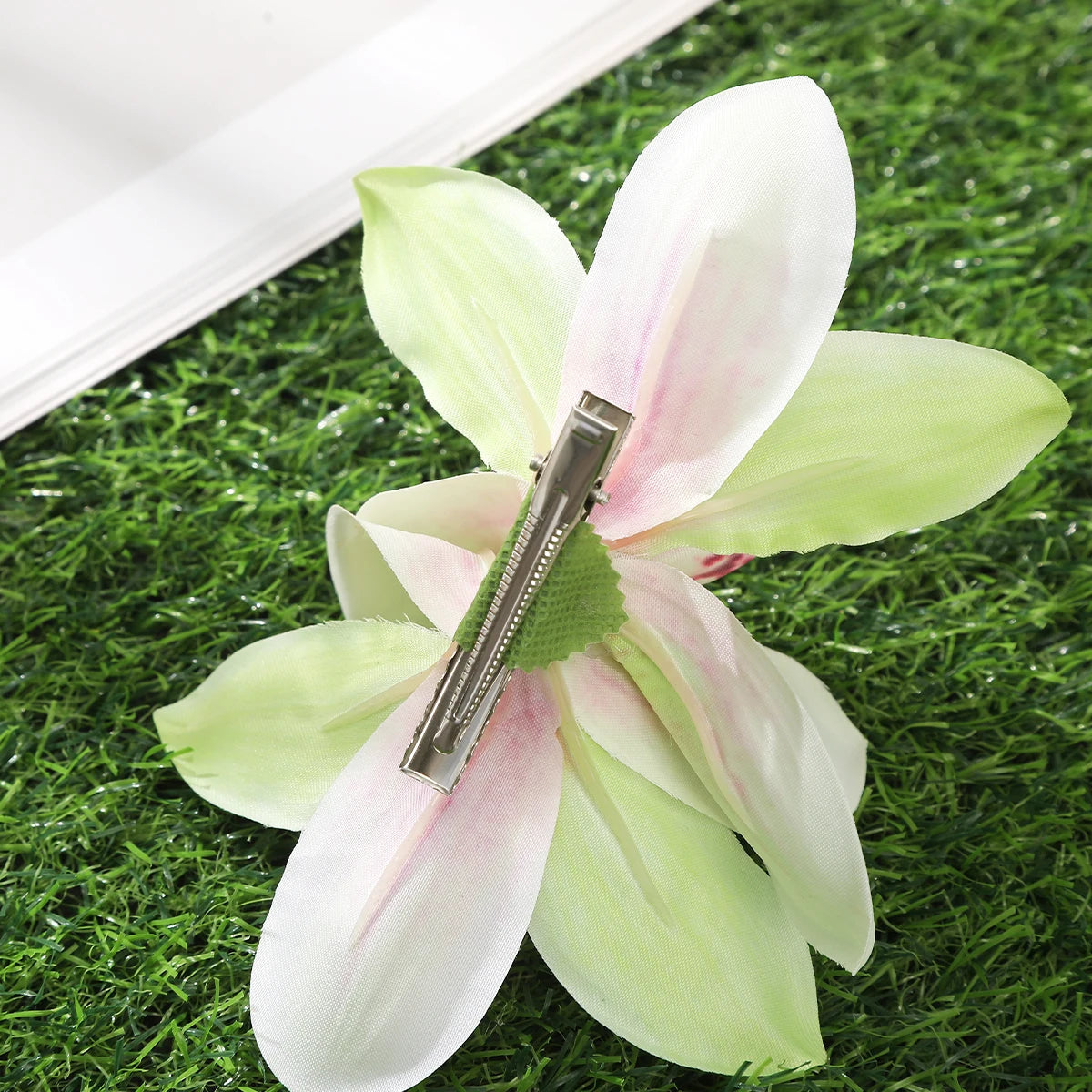 Bohemian Orchid Flower Hair Clips for Weddings - Smarsty