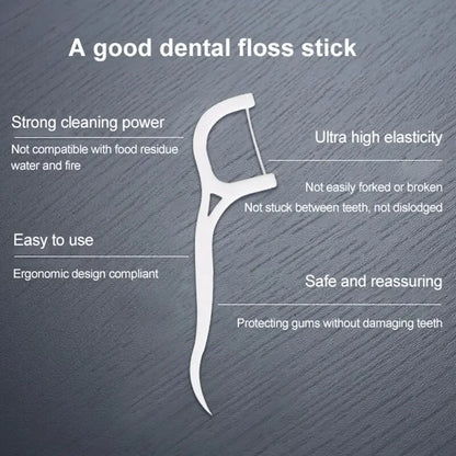 Disposable Dental Floss Sticks for Easy Oral Care - Smarsty