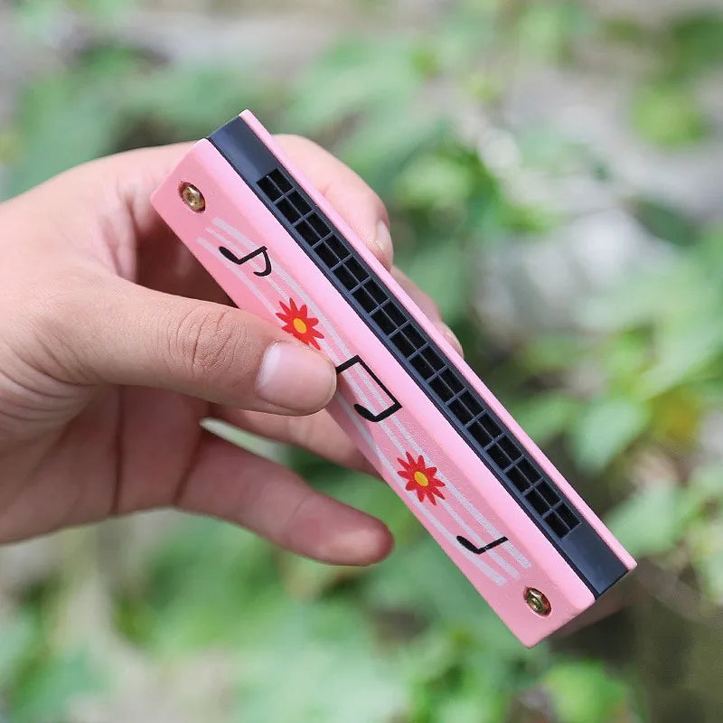 Children Wooden Harmonica Musical Instrument Toys Music Teaching Aids Puzzle Early Education Kindergarten Beginners TMZ - Smarsty