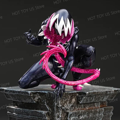 NEW KO Symbiote Gwenom Action Figure | Kaiyodo Revoltech Amazing Yamaguchi | Venomized Gwen Stacy Anime Model Gift