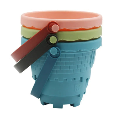 Children's Castle Sand Digging Sets Sand Scoop Summer Toy Beach Toys Sand Box for Kids Outdoor Baby Educational Interactive Gift by Smarsty