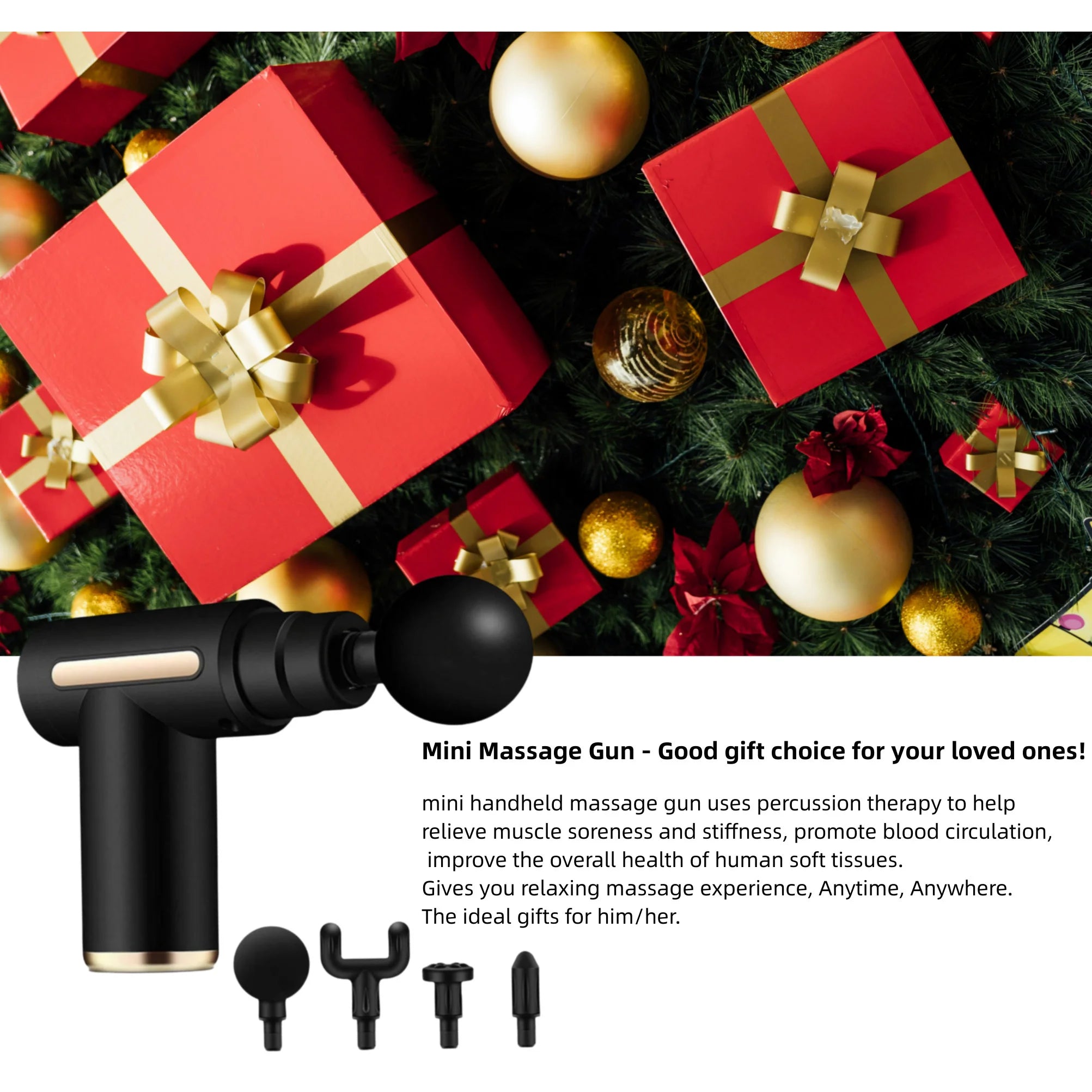 Portable Fascia Massage Gun for Body Relaxation - Smarsty