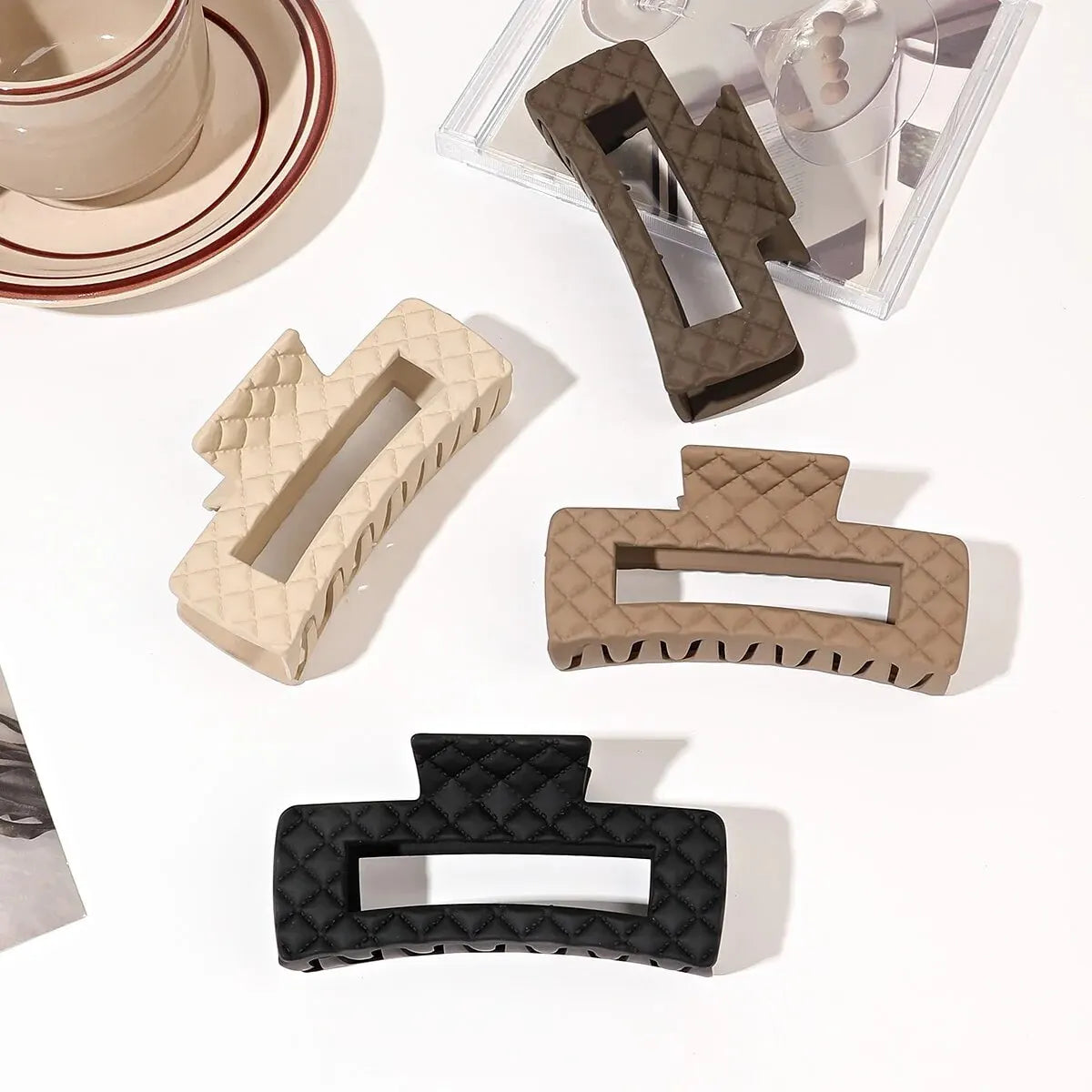 Big Hair Claw Clips Strong Nonslip Grip For Thick Hair - Smarsty