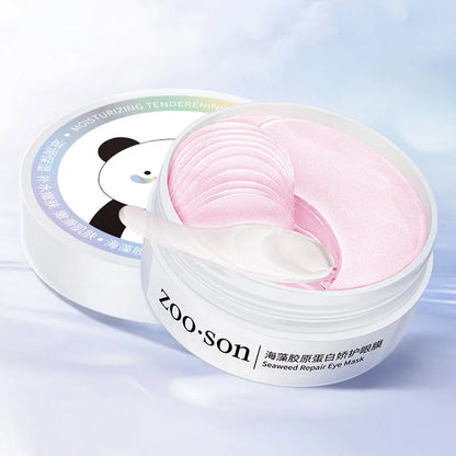 Gold Crystal Collagen Eye Masks for Dark Circles Relief - Smarsty